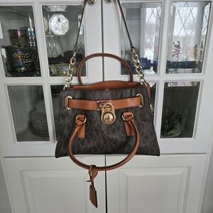 Michael Kors Brown and Tan Women's Bag